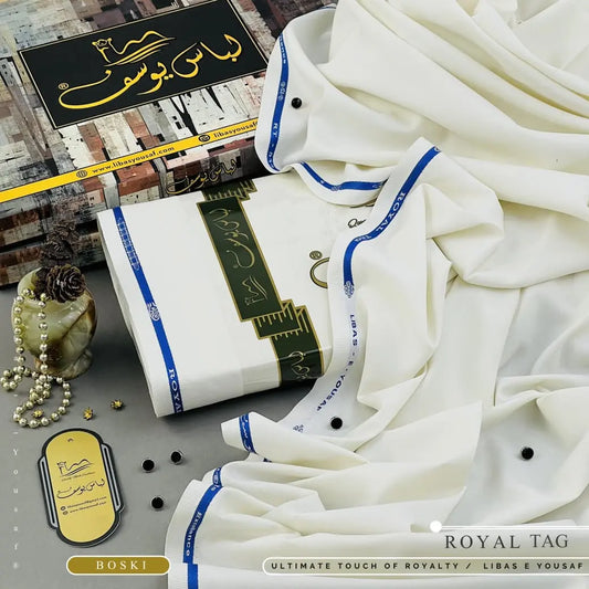Libas-E-Yousaf ROYAL-TAG Summer Wash’n Wear | Premium Unstitched Fabric (4M)
