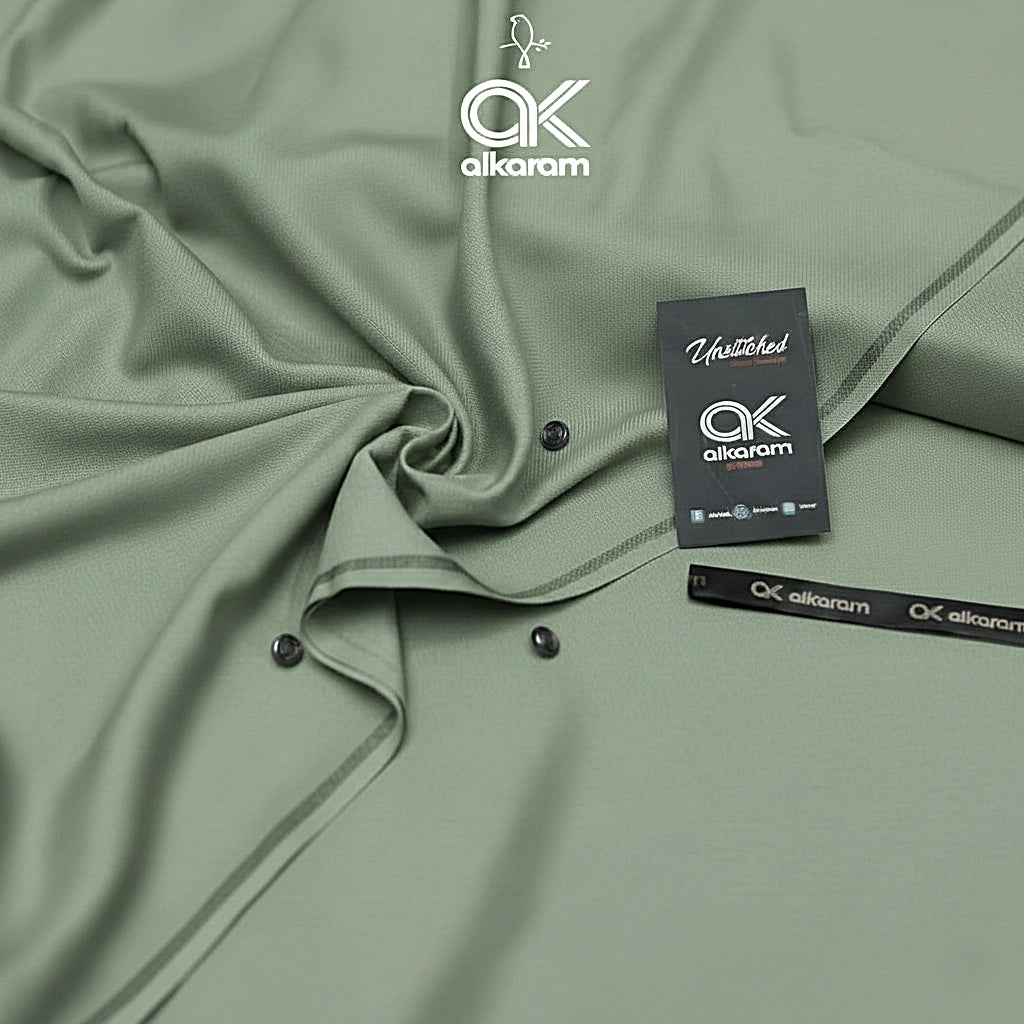 Al-Karam Classic Wash & Wear – Unstitched 4 Meter Men’s Suit